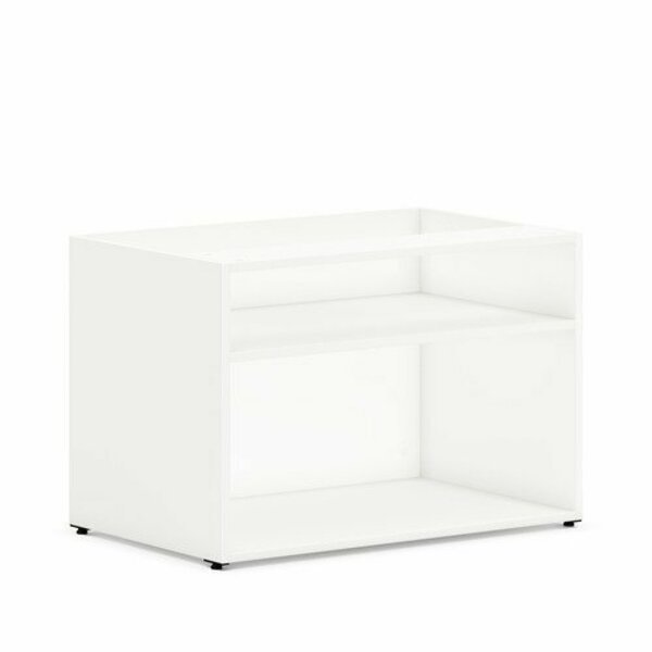 The Hon Co Storage Credenza, Open, Low, 30inx20inx21in, Simply White HONLCL3020SLP1